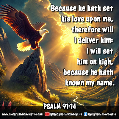 An inspiring image of a towering mountain bathed in warm sunlight, symbolizing God's promise to protect and uplift those who love Him, reflecting the heart of Psalm 91:14.