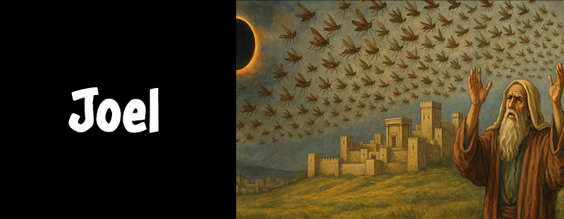 The trumpet call to repentance in the book of Joel.