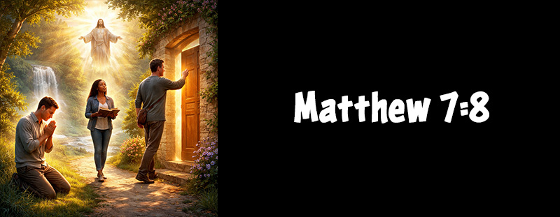 MATTHEW 7:8 - Ask, Seek, Knock: God’s Promise