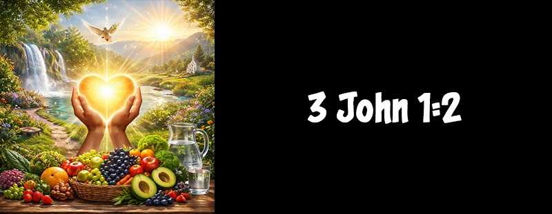 Motivational Bible verse 3 John 1:2 highlighting prosperity and spiritual health for inspiration