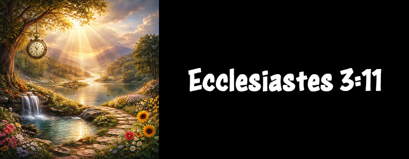 Ecclesiastes 3:11 KJV Bible verse about God making everything beautiful in His time.